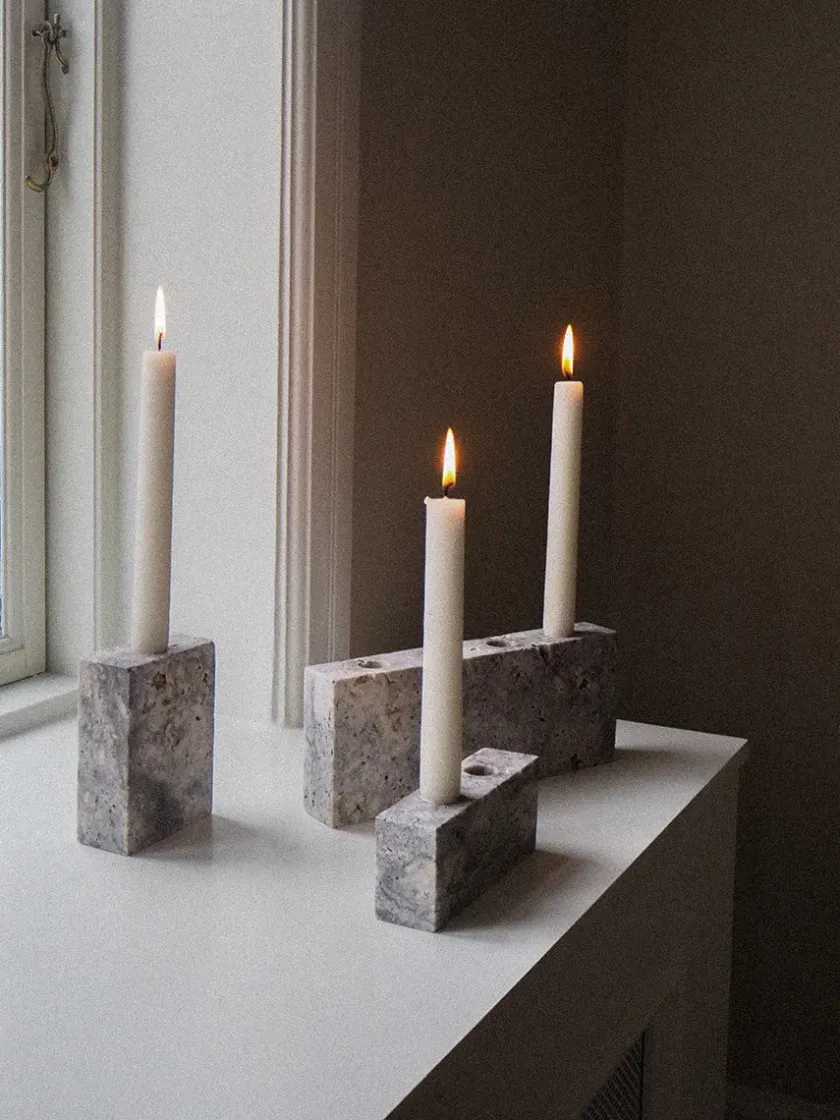 Wabi Sabi Nordic Epode Lysestage fra> Gaver Til Hende|Kalenderlys & Julelysestager