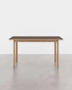 Tablelab ESSENTIAL OAK spisebord 140x90 cm Espresso, fra> Spiseborde