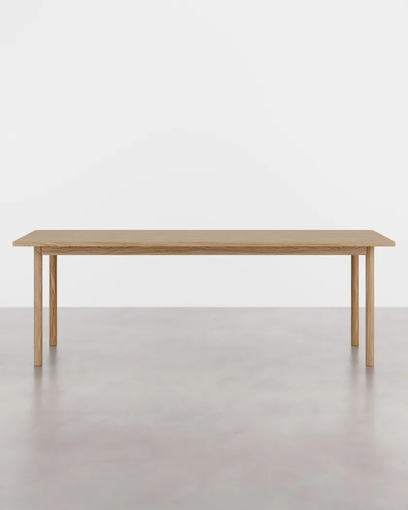 Tablelab ESSENTIAL OAK spisebord 220x90 cm egetræsfinér, fra> Spiseborde