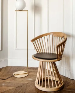 Tom Dixon Fan Dining Chair, natural fra> Spisebordsstole