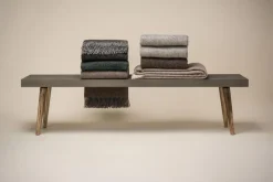 Silkeborg Uldspinderi Fanø Plaid, ash brown fra><noscript><img width=