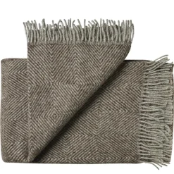 Silkeborg Uldspinderi Fanø Plaid, light nordic grey fra><noscript><img width=