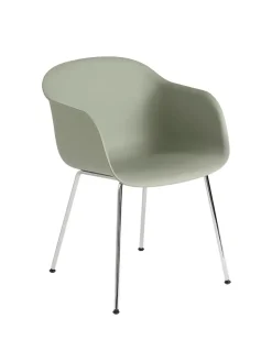Muuto Fiber armchair Tube fra> Spisebordsstole