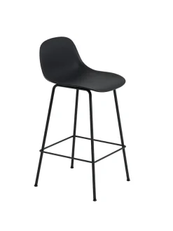 Muuto Fiber Barstool tube w. back fra> Barstole