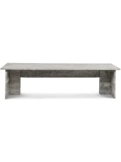 Wabi Sabi Nordic Fjer Sofabord 160 cm, travertin silver fra> Sofaborde