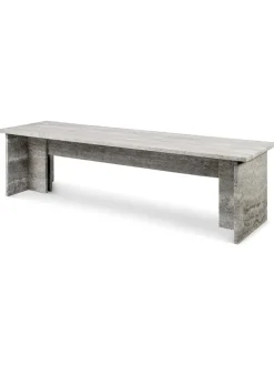 Wabi Sabi Nordic Fjer Sofabord 160 cm, travertin silver fra><noscript><img width=