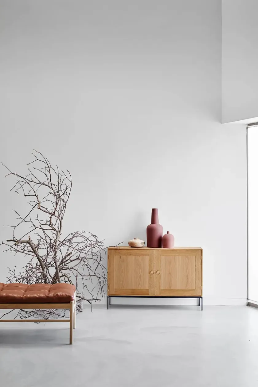 Carl Hansen & Søn FK63 Reol med hylder, oprejst fra> Reoler