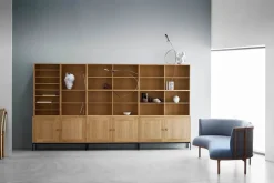 Carl Hansen & Søn FK63 Reol med hylder, oprejst fra><noscript><img width=
