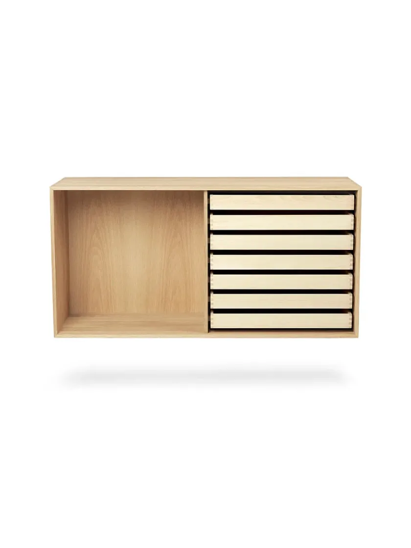 Carl Hansen & Søn FK63 Reol med hylder, oprejst fra> Reoler