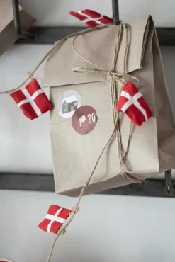 Ib Laursen Flagranke m/20 flag, dannebrog fra>Børn Juletræspynt|Gaver