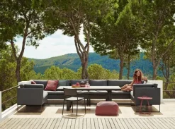 Cane-line Flex 2 pers. Modulsofa inkl. Sunbrella Hynde, venstre fra><noscript><img width=