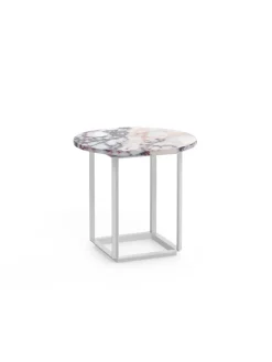New Works Florence sidebord Ø50, black marquina fra><noscript><img width=