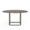 New Works Florence Spisebord Ø145, gris du marais/beige grey fra> Spiseborde