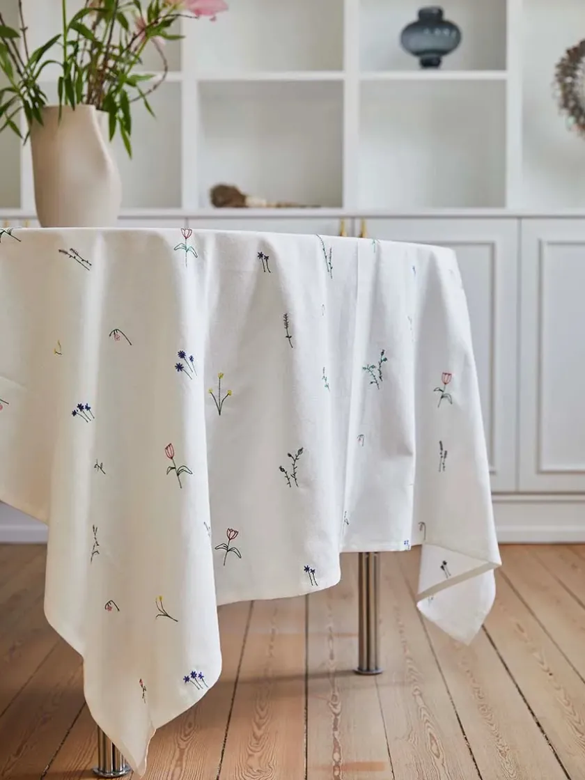 Blåmst Flower Dug fra> Gaver Til Hende|Køkkentekstiler