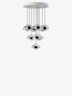 &Tradition Flowerpot Chandelier VP10, 10 pendants reversed fra><noscript><img width=