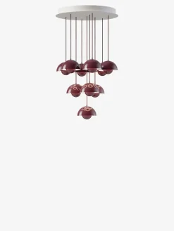 &Tradition Flowerpot Chandelier VP10, 10 pendants fra> Spots|Lysekroner