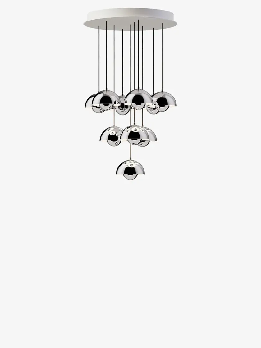 &Tradition Flowerpot Chandelier VP10, 31 pendants fra> Spots|Lysekroner