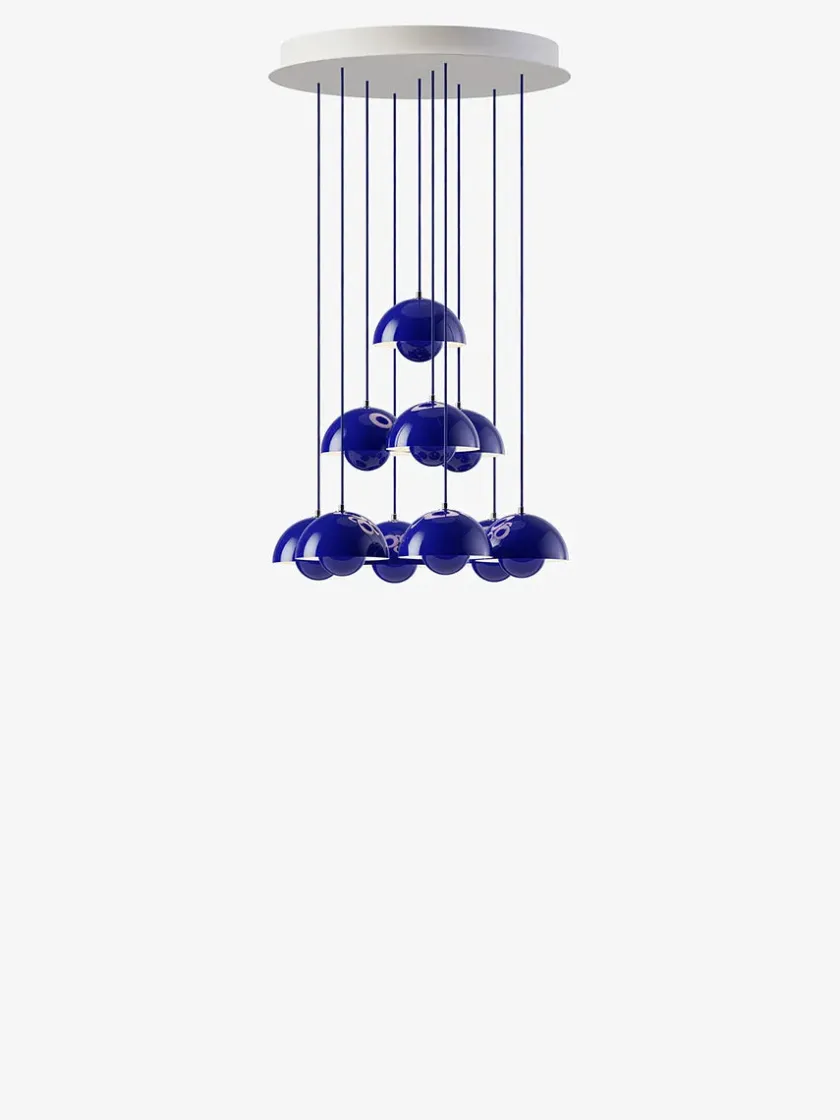 &Tradition Flowerpot Chandelier VP10, 31 pendants fra> Spots|Lysekroner