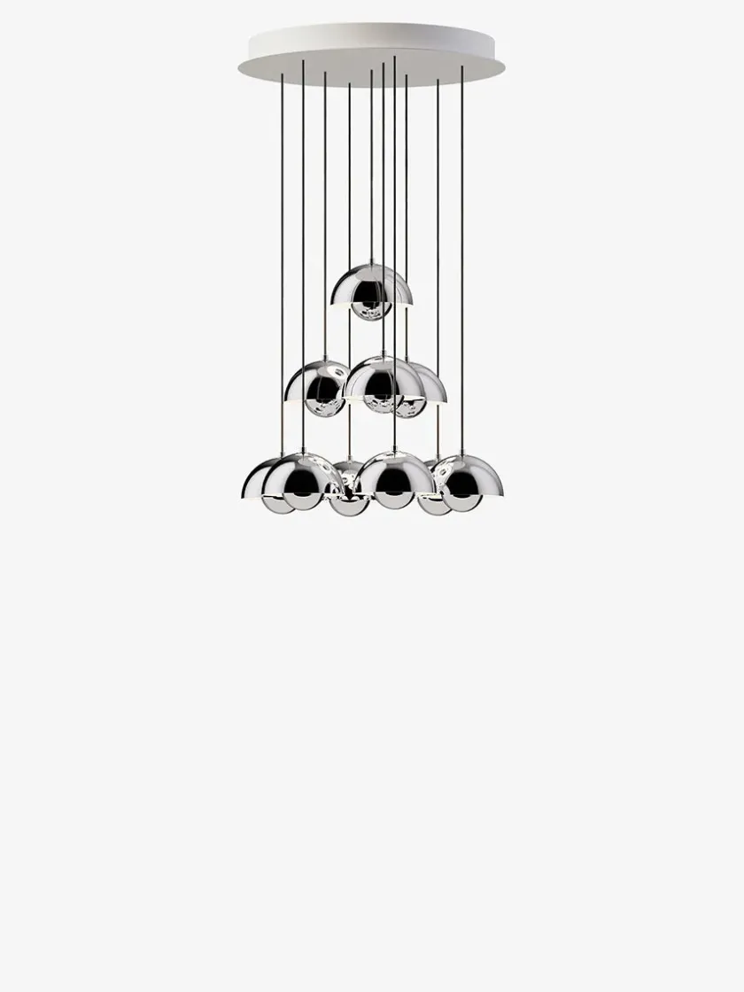 &Tradition Flowerpot Chandelier VP10, 31 pendants fra> Spots|Lysekroner