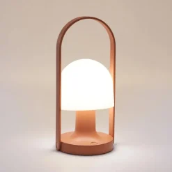Marset Follow Me terracotta bordlampe fra> Portable Lamper|Spots