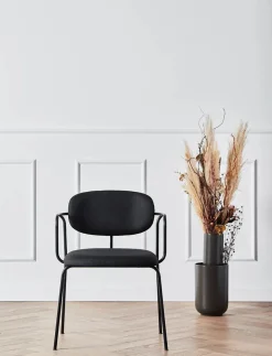 Woud Frame Dining Chair, black fra> Spisebordsstole