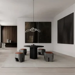 101 Copenhagen Ghost Chandelier, Mini, Burned Black fra><noscript><img width=