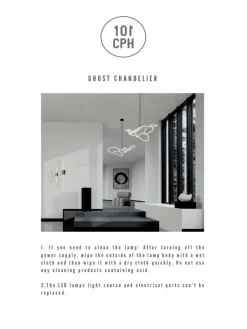 101 Copenhagen Ghost Chandelier, Mini fra><noscript><img width=
