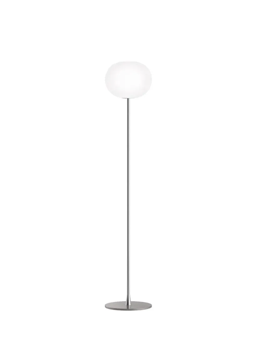 Flos Glo-Ball F, Silver Gulvlampe fra> Gulvlamper|Spots