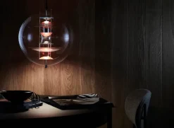 Verpan Globe, Glass pendel Ø40 af Verner Panton><noscript><img width=