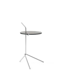 &Tradition Halten SH9 Sidebord, polished steel & smoked glass fra> Sideborde Og Små Borde