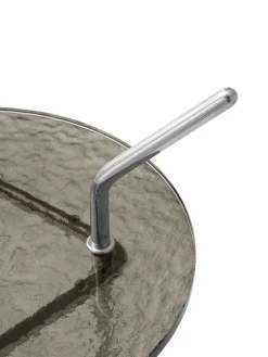 &Tradition Halten SH9 Sidebord, polished steel & smoked glass fra><noscript><img width=