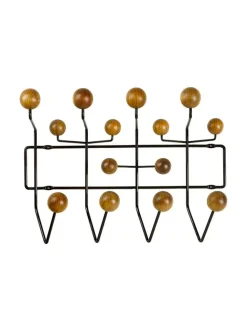 Vitra Hang It All, Black Edition, Valnød fra> Knagerækker|Entrémøbler