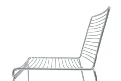HAY Hee Lounge Chair, hot galvanised fra> Udendørs Loungemøbler|Havestole