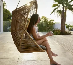 Cane-line Hive Hanging Chair fra> Udendørs Loungemøbler|Havestole