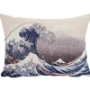 Poulin Design Hokusai La Vague Pude fra> Puder Og Plaider|Puder