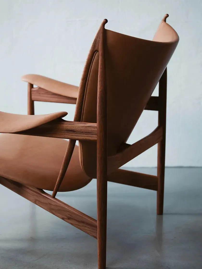 House of Finn Juhl Høvdingestol, eg klar olie af Finn Juhl> Lænestole