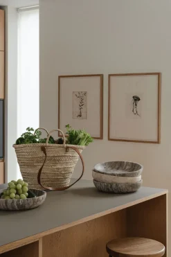 Wabi Sabi Nordic Hyben Skål, travertin silver fra><noscript><img width=