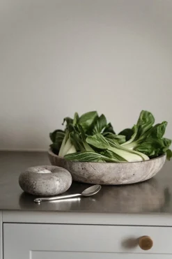 Wabi Sabi Nordic Hyben Skål, travertin silver fra><noscript><img width=