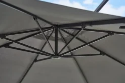 Cane-line Hyde Luxe Parasol 3x3 m. med tilt inkl. fod fra><noscript><img width=
