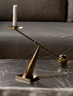 Audo Copenhagen Interconnect Candle Holder, black fra><noscript><img width=