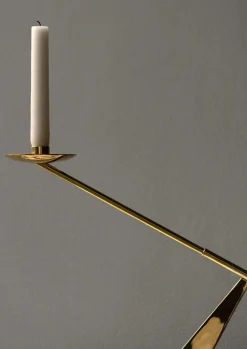 Audo Copenhagen Interconnect Candle Holder, bronzed brass fra><noscript><img width=