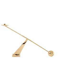 Audo Copenhagen Interconnect Candle Holder, bronzed brass fra><noscript><img width=
