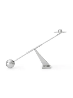 Audo Copenhagen Interconnect Candle Holder - small, black fra><noscript><img width=