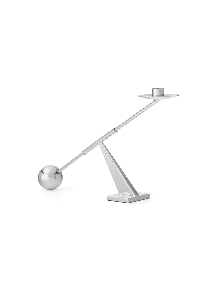 Audo Copenhagen Interconnect Candle Holder - small, stainless steel fra> Gaver Til Ham|Gaver Til Hende