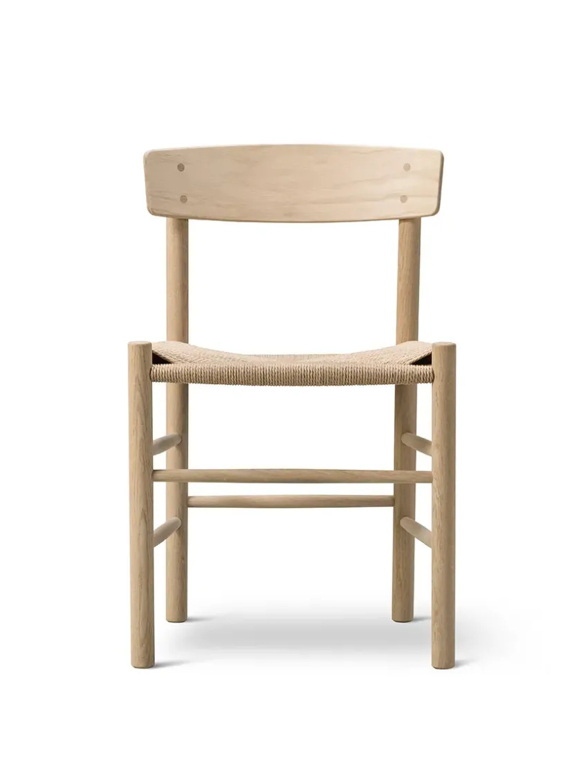 Fredericia Furniture J39 Folkestolen af Børge Mogensen> Spisebordsstole