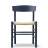 Fredericia Furniture J39 Folkestolen, indigo blue af Børge Mogensen> Spisebordsstole