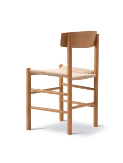 Fredericia Furniture J39 Folkestolen, indigo blue af Børge Mogensen><noscript><img width=