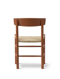 Fredericia Furniture J39 Folkestolen, Khaki grøn af Børge Mogensen><noscript><img width=