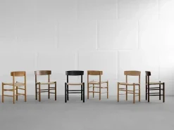 Fredericia Furniture J39 Folkestolen, Khaki grøn af Børge Mogensen><noscript><img width=