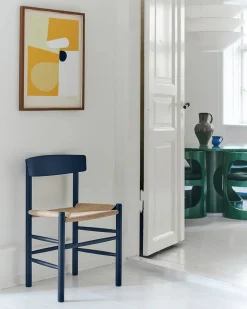 Fredericia Furniture J39 Folkestolen, Pebble grey af Børge Mogensen><noscript><img width=